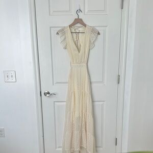 Altar’d State Cream Maxi Dress